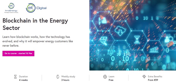 online renewable energy courses blockchain
