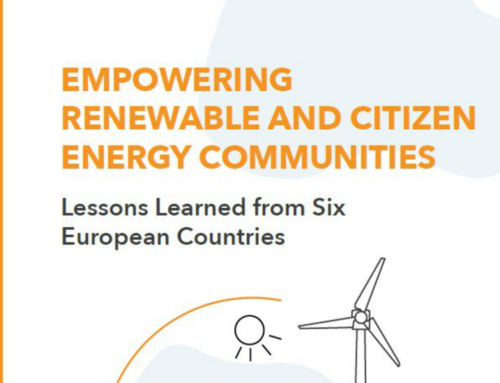 New publication: Empowering Renewable and Citizen Energy Communities – Lessons Learned from Six European Countries